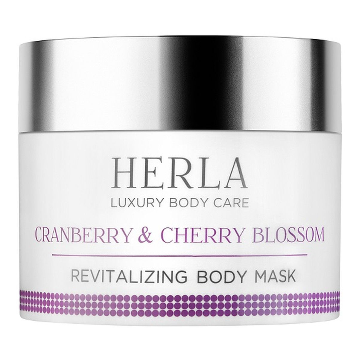 Herla Luxury Body Care odżywcza maska do ciała Żurawina & Kwiat Wiśni 200ml