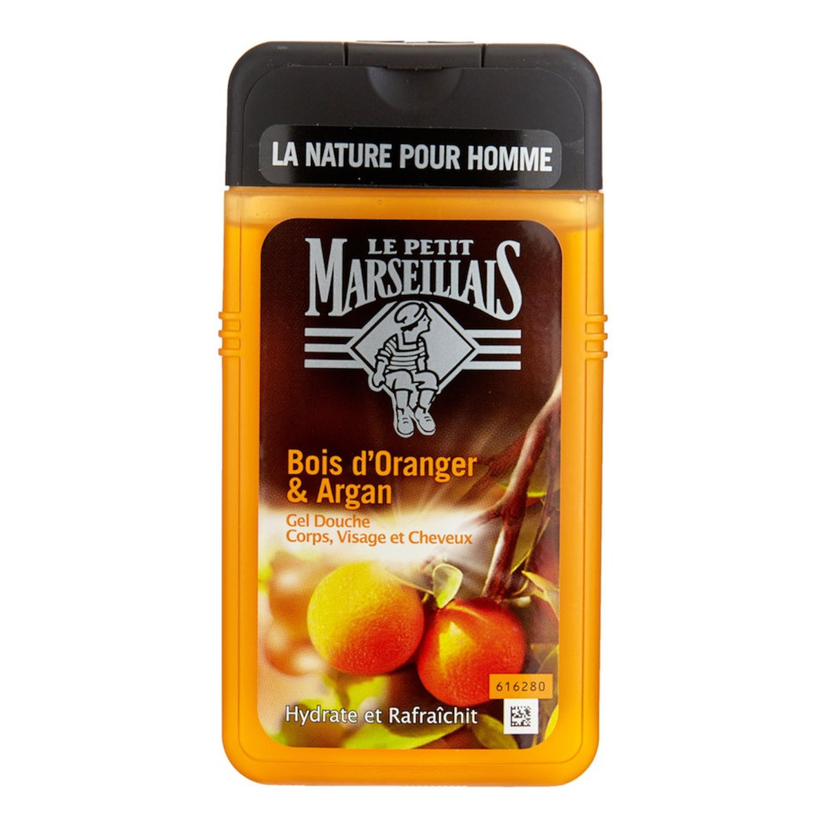 Le Petit Marseillais Nature For Men Żel pod prysznic 3w1 Drzewo Pomarańczowe & Olejek Arganowy 250ml