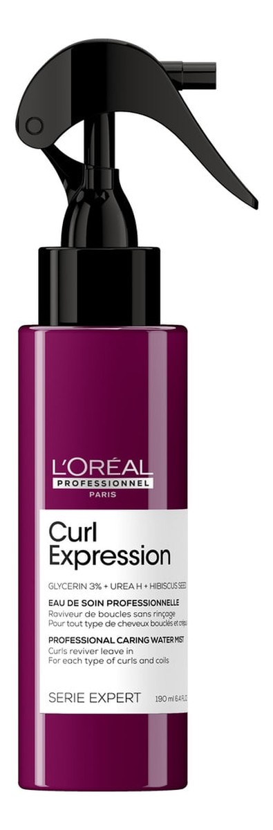 Curl Expression Caring Water Mist nawilżająca mgiełka podkreślająca skręt loków