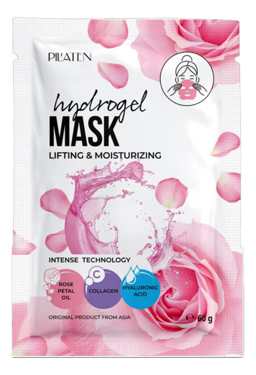 Hydrogel mask lifting moisturizing hydrożelowa maska w płachcie liftingująco-nawilżająca z kolagenem i kwasem hialuronowym