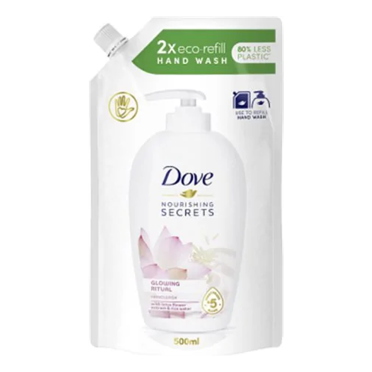 Dove Nourishing secrets Glowing ritual mydło w płynie zapas 500ml