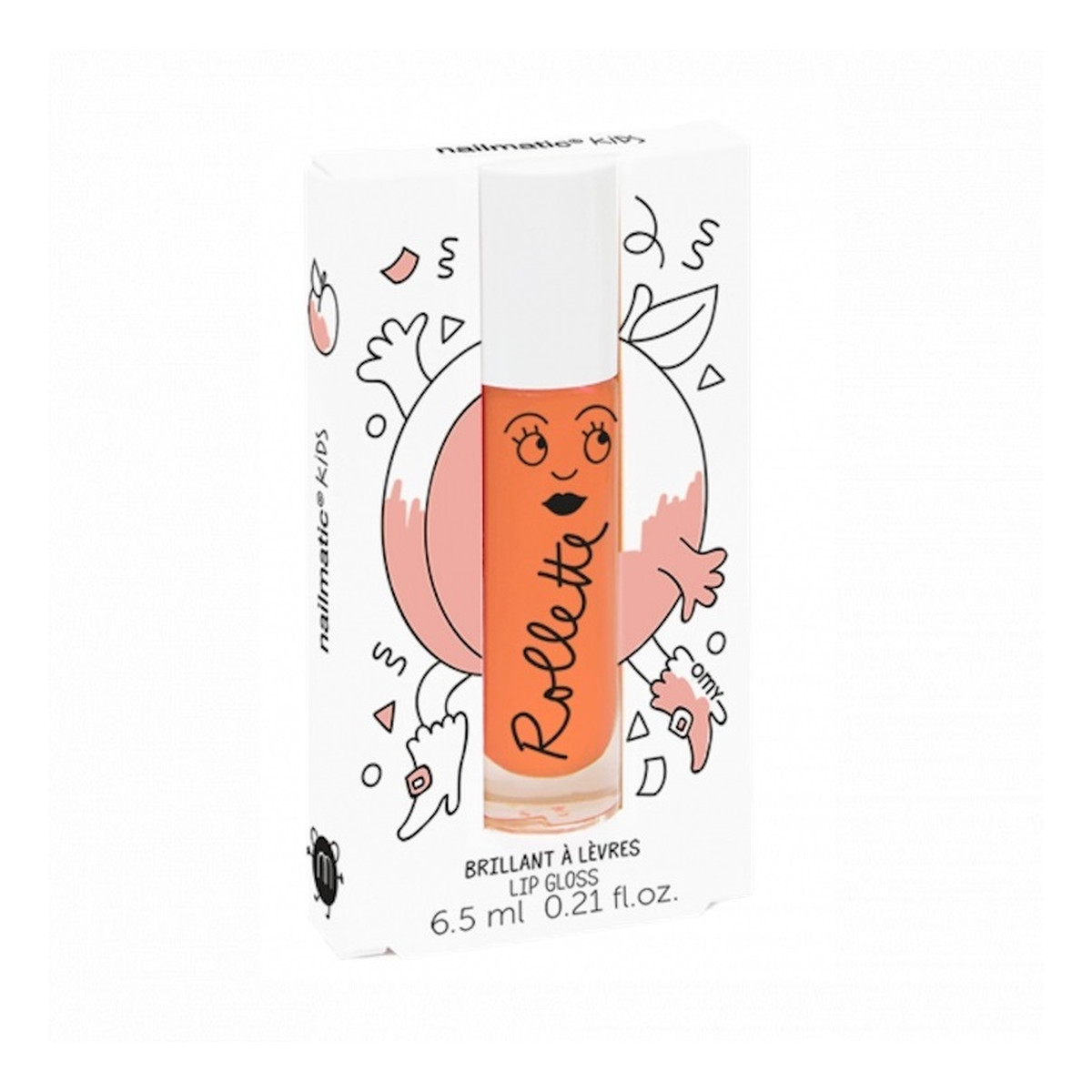Nailmatic Rollette błyszczyk do ust brzoskwinia 6.5ml
