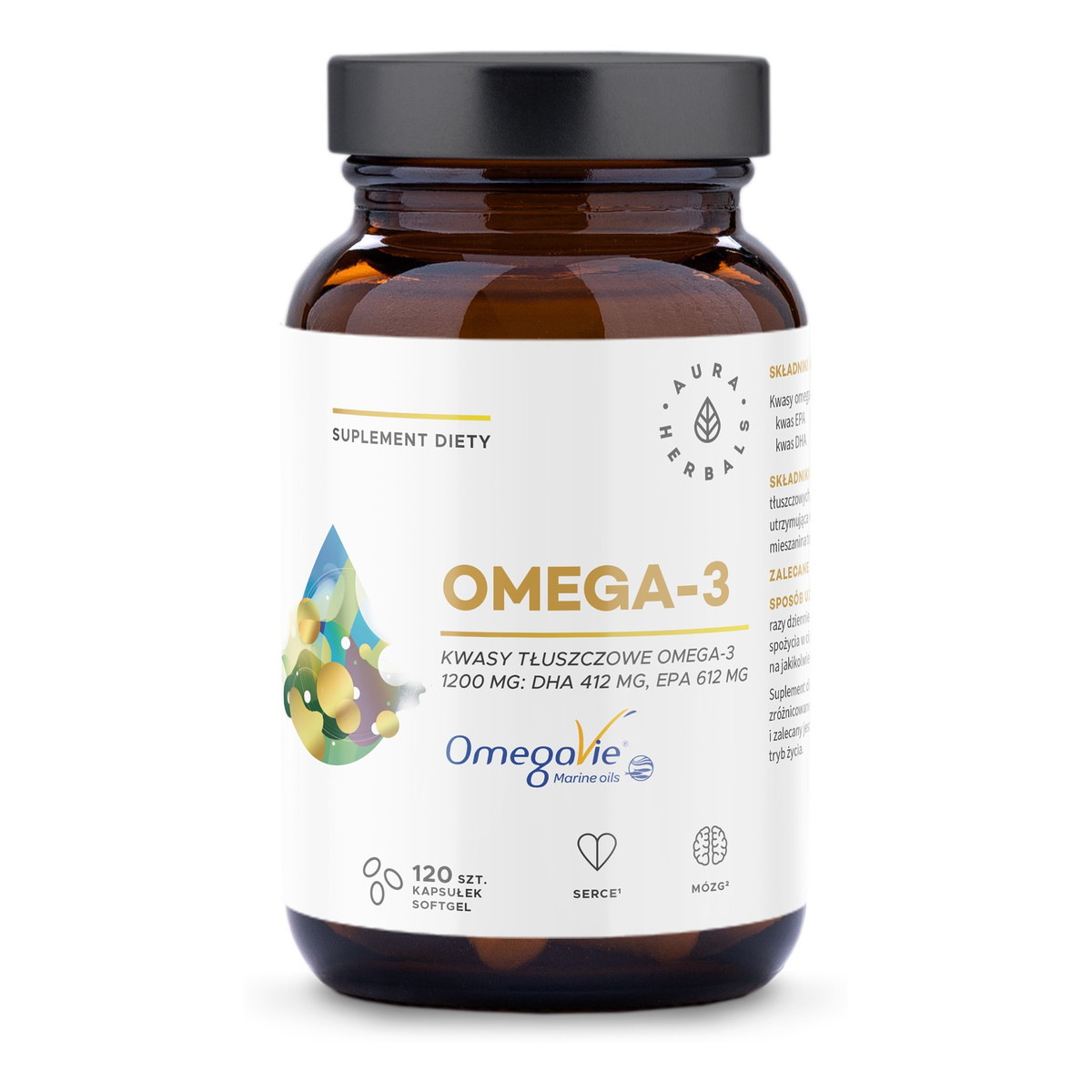 Aura Herbals Omega-3 Suplement diety 1200mg