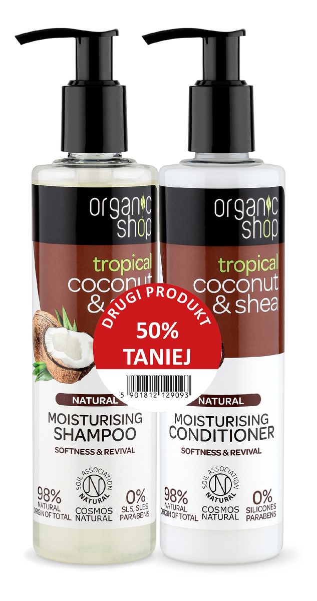 Zestaw szampon + odżywka Coconut