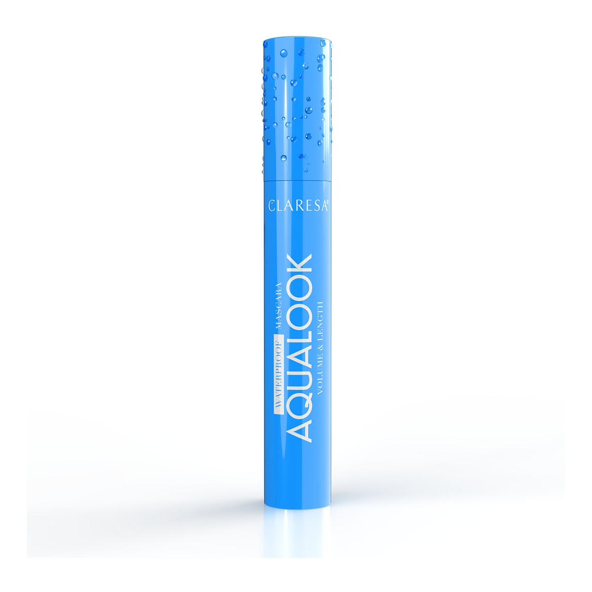 Claresa Aqualook Volume & Length Tusz do rzęs wodoodporny pogrubiająco-wydłużający, czarny 8g