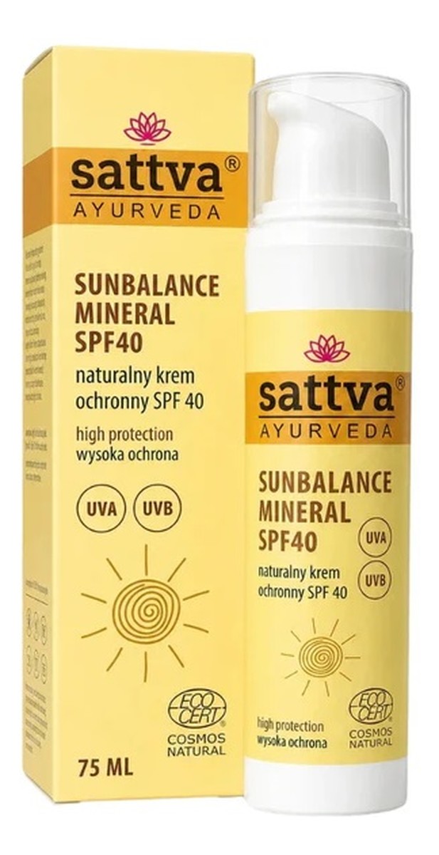 SunBalance Mineral naturalny krem ochronny SPF40