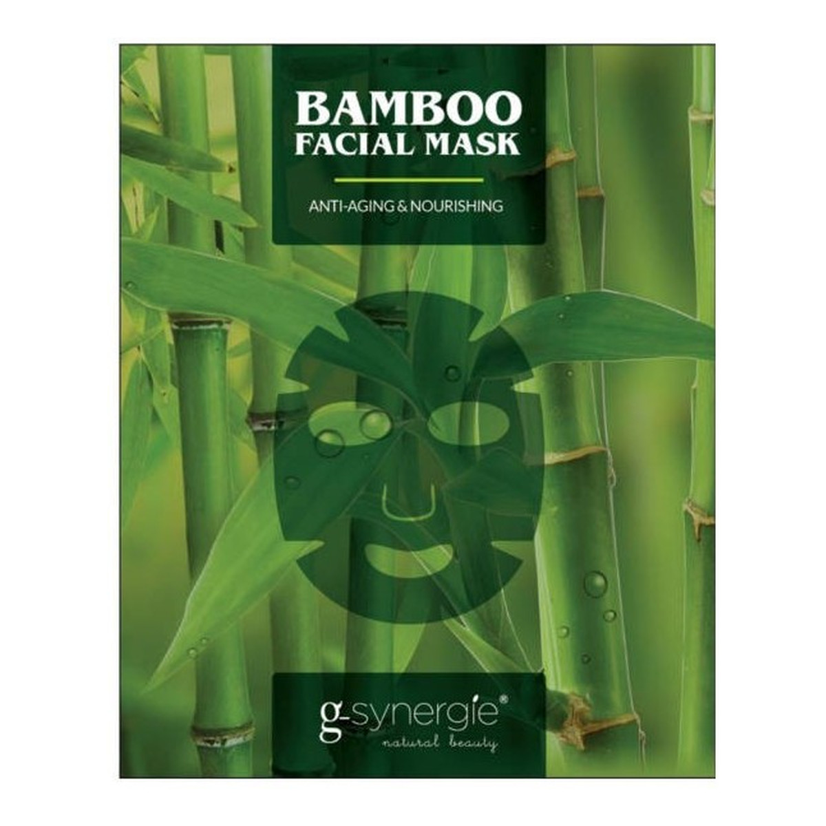 G-Synergie Bamboo maska do twarzy z ekstraktem z bambusa 7-dniowa kuracja przeciwstarzeniowo-odżywiająca 7x25ml 175ml