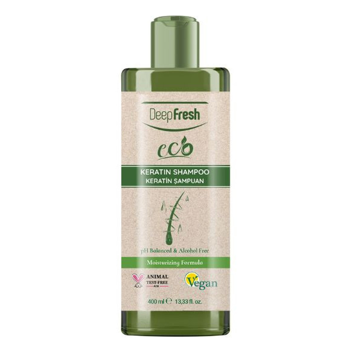 Deep Fresh Eco Szampon z naturalnego bambusa z keratyną 400ml