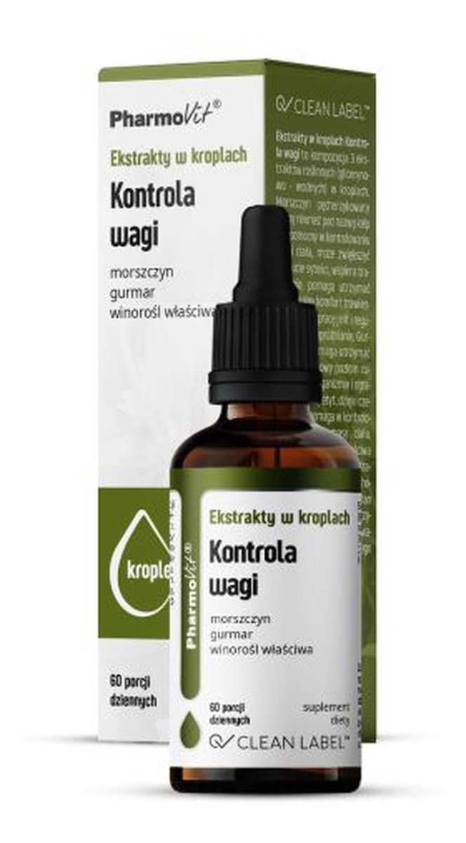 Kontrola wagi suplement diety w kroplach