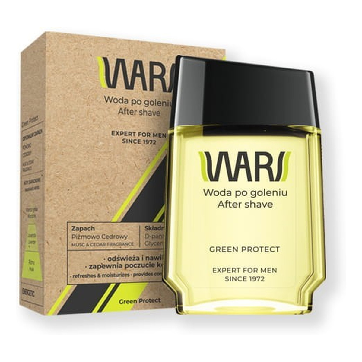 Wars Expert for men Woda po goleniu green protect 90ml