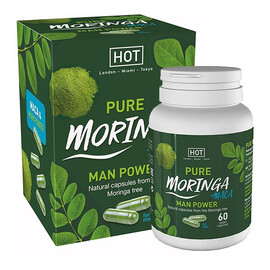 Premium moringa + maca man power suplement diety dla mężczyzn na potencję 60 kapsułek