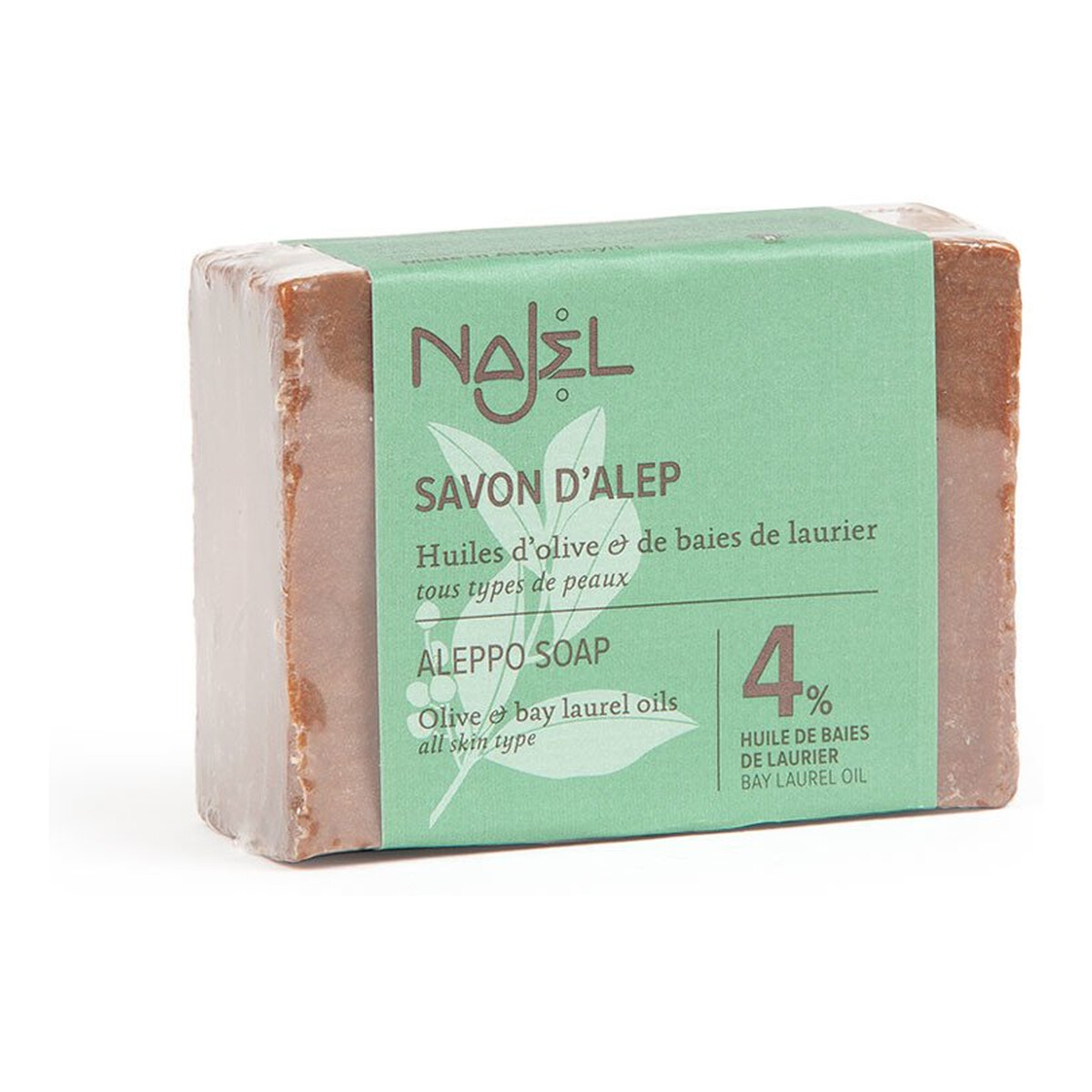 Najel BIO MYDŁO ALEPPO Z OLEJEM LAUROWYM 4% 155g