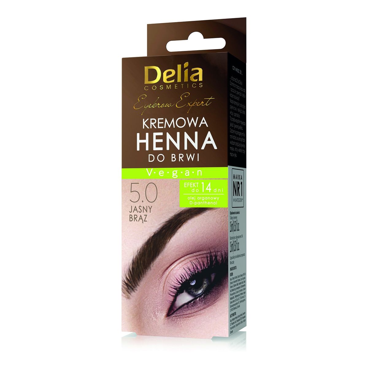 Delia Henna w Kremie 5.0-jasny brąz 15 ml