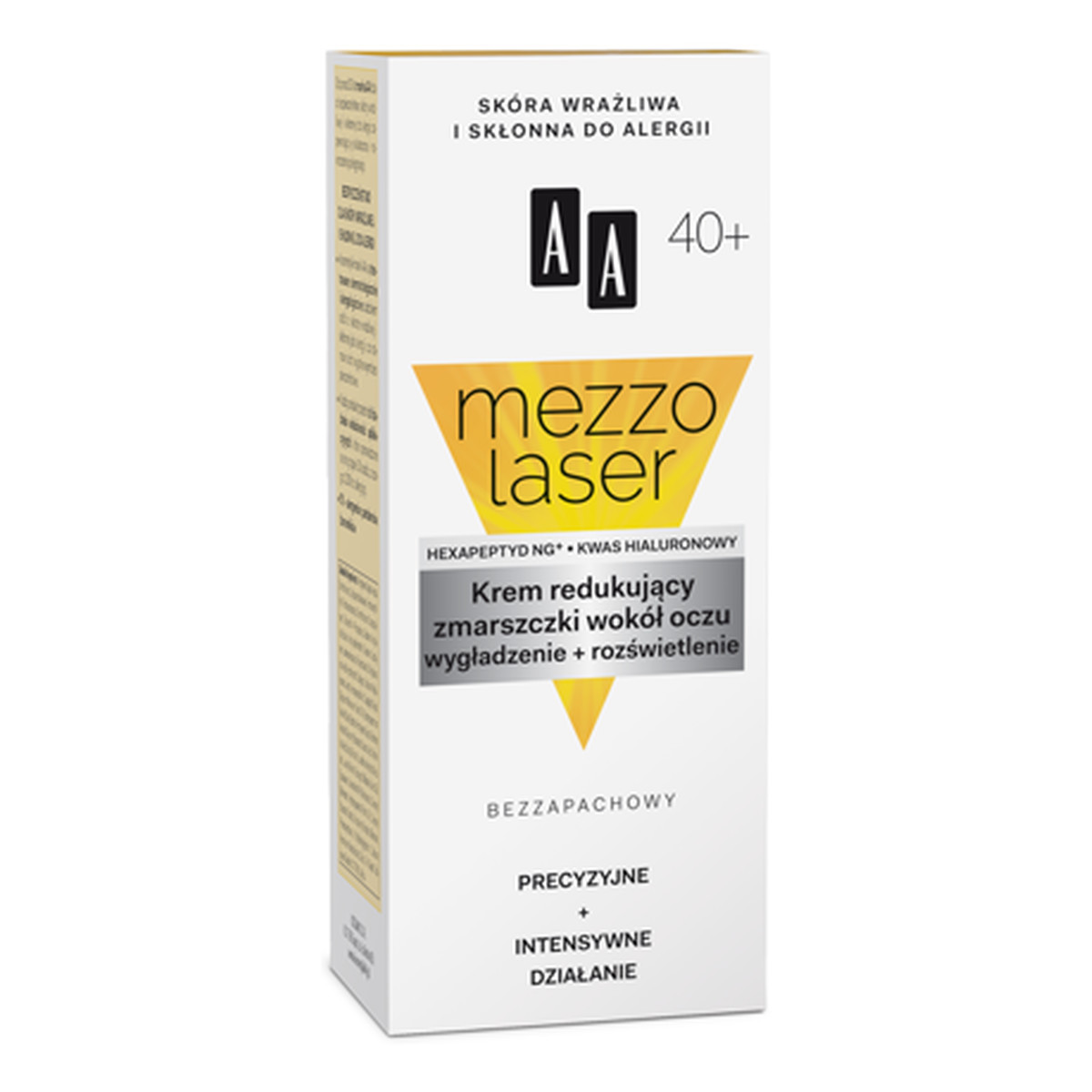 AA Mezzolaser 40+ Krem Redukujący Zmarszczki Wokół Oczu 15ml