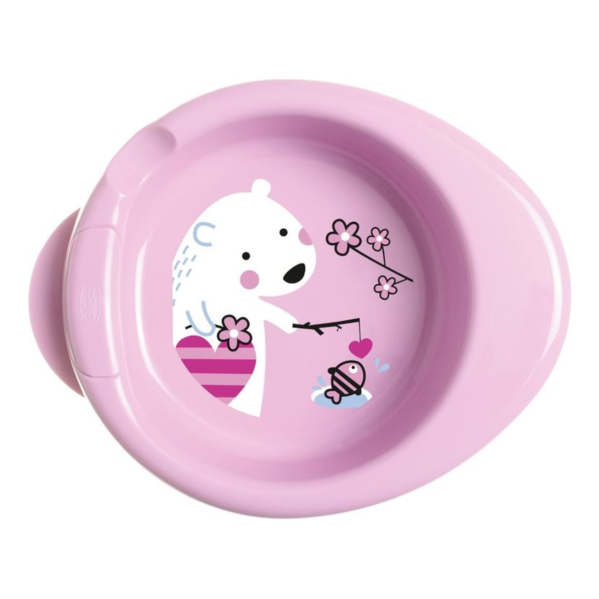 Chicco Talerz podgrzewany 6m+ Różowy