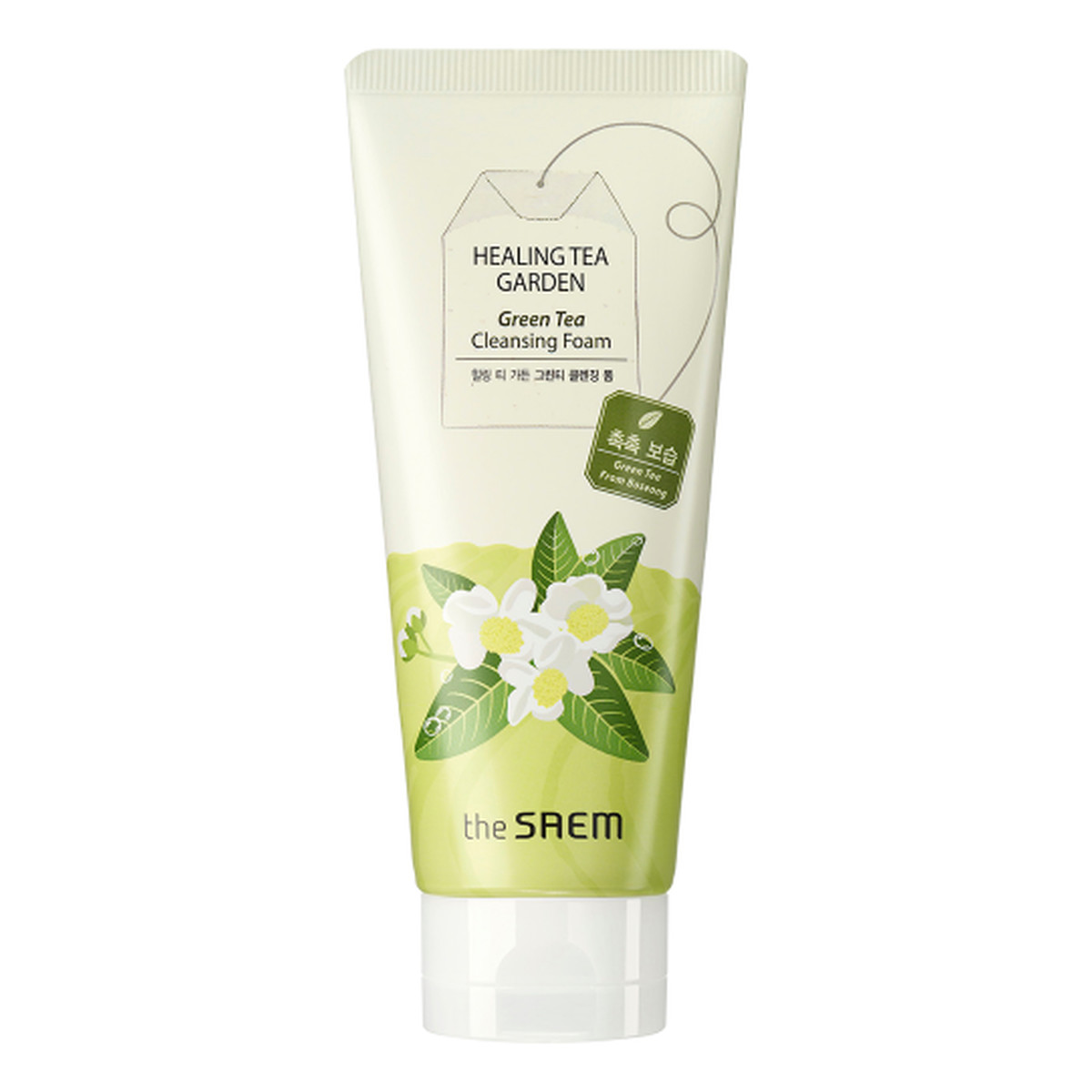 Saem Healing Tea Garden Green Tea Cleansing Foam Pianka oczyszczająca 150ml