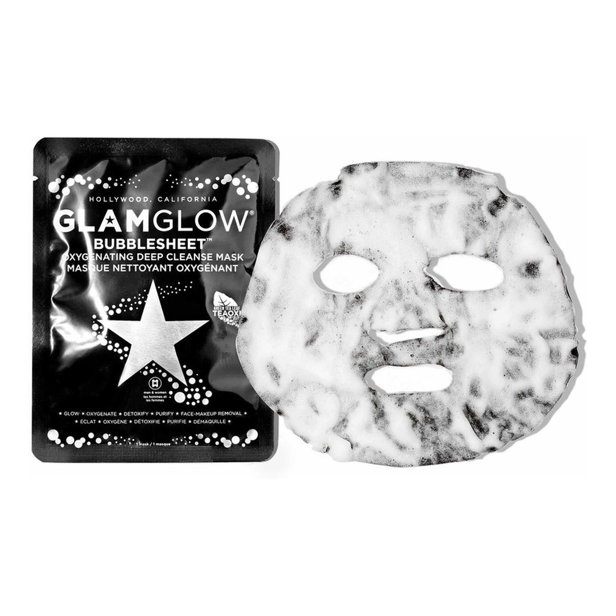 GlamGlow Bubblesheet Mask maseczka nawilżająca