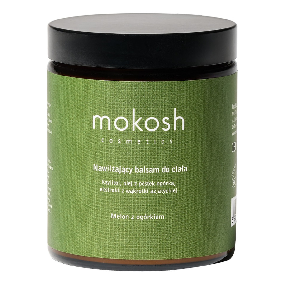 Mokosh Nawilżający Balsam do ciała melon z ogórkiem 180ml