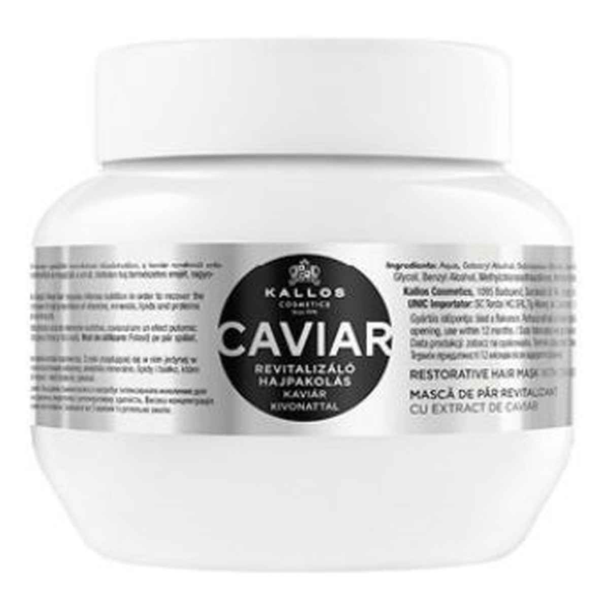 Kallos Caviar rewitalizująca maska do włosów z ekstraktem z kawioru 275ml