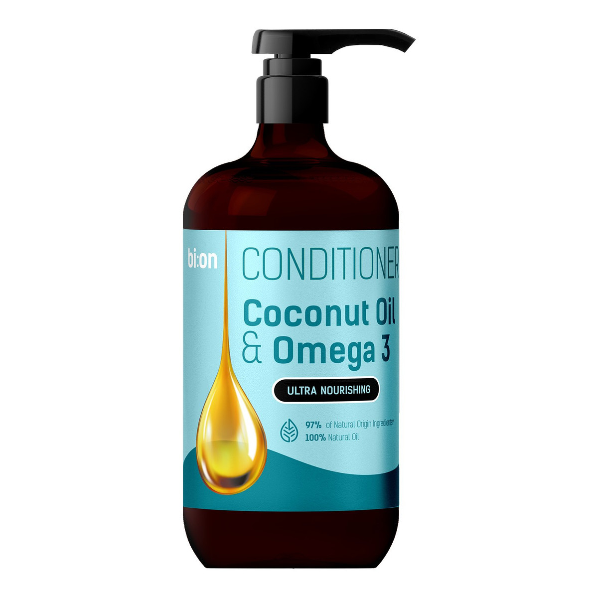 ELFA PHARM Bio naturell odżywka z olejem kokosowym i omega3 946ml