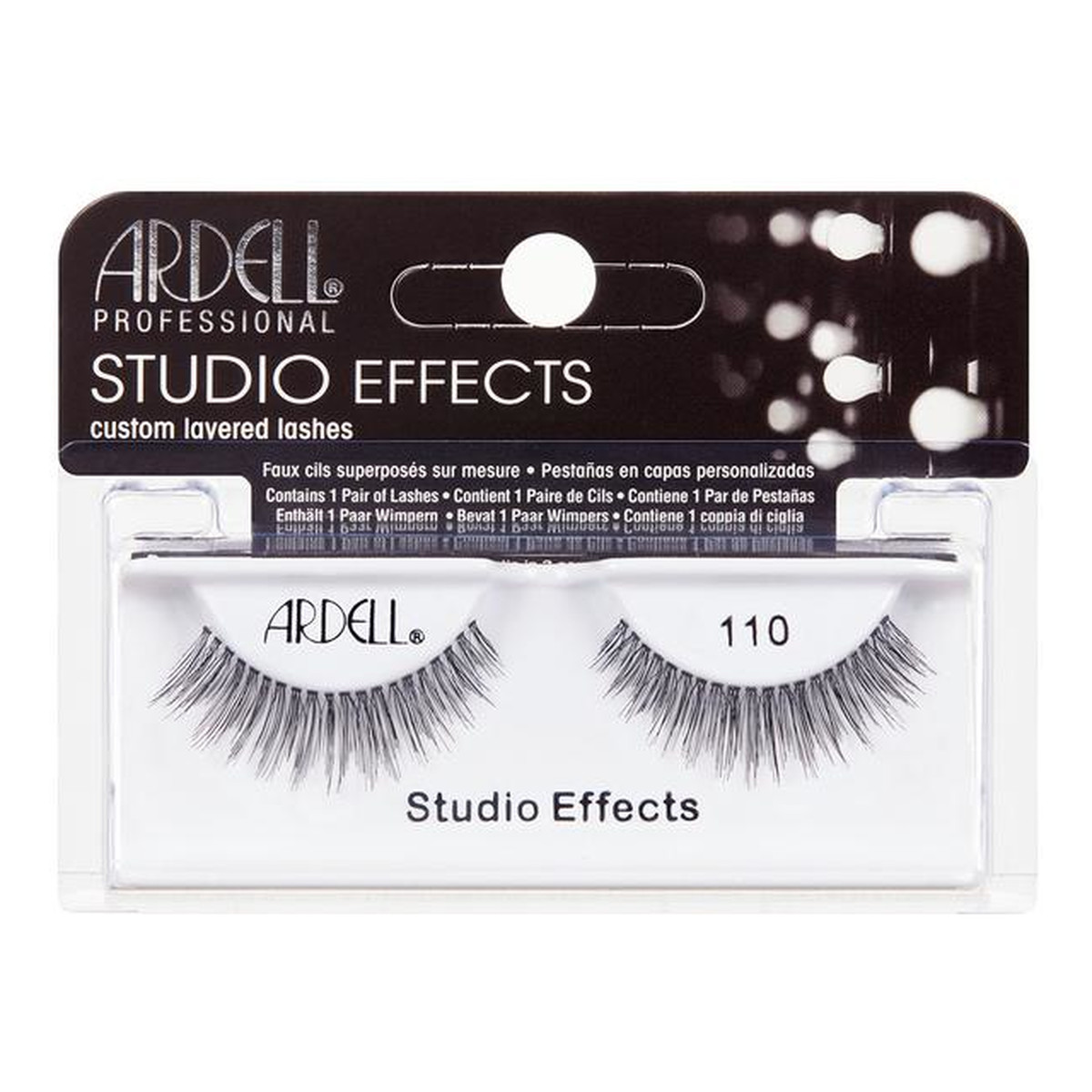 Ardell Studio Effects 110 para sztucznych rzęs Black
