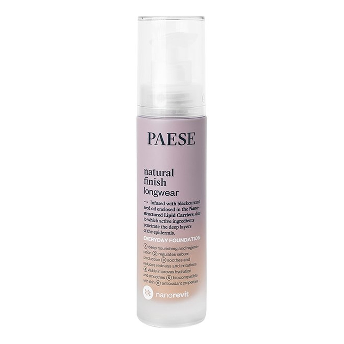 Paese Nanorevit Długotrwały Podkład O Naturalnym Wykończeniu 35ml