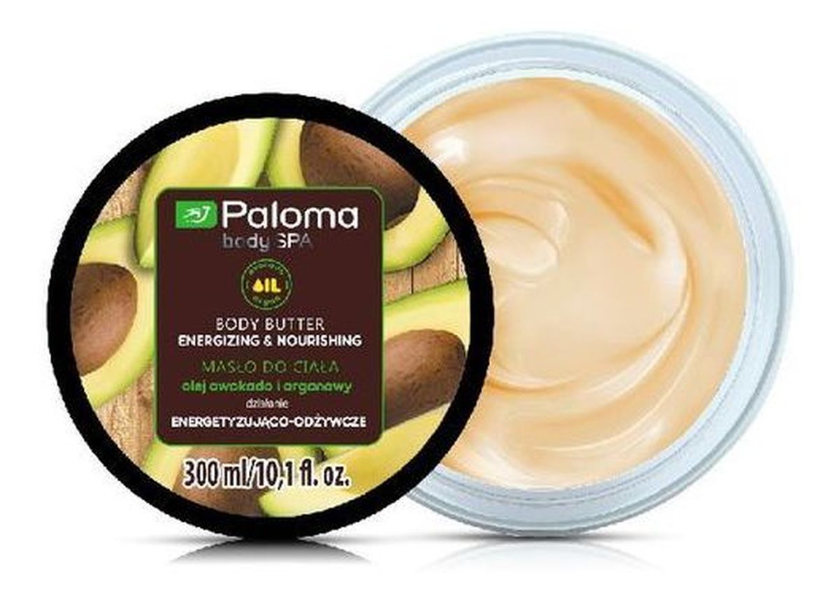 Body Butter Energizing & Nourishing masło do ciała energetyzująco-odżywcze olej avocado i arganowy