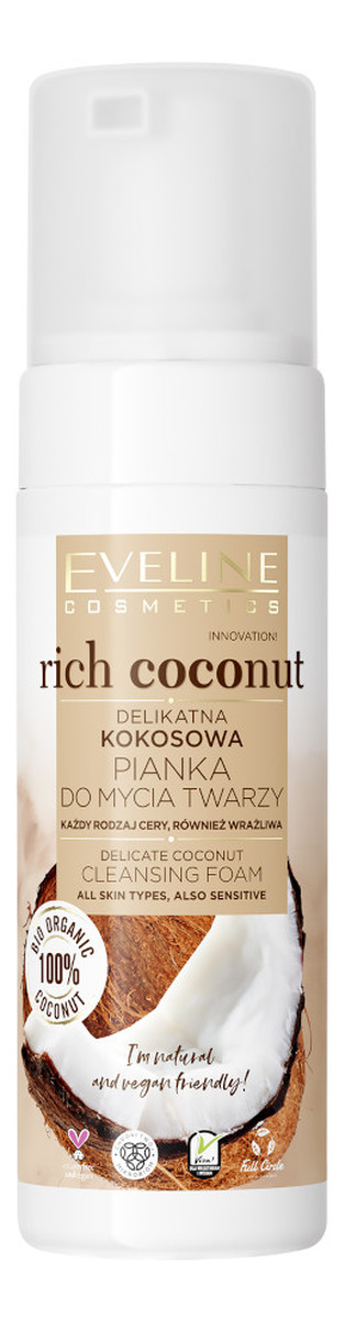 Rich Coconut Kokosowa Pianka Do Mycia Twarzy