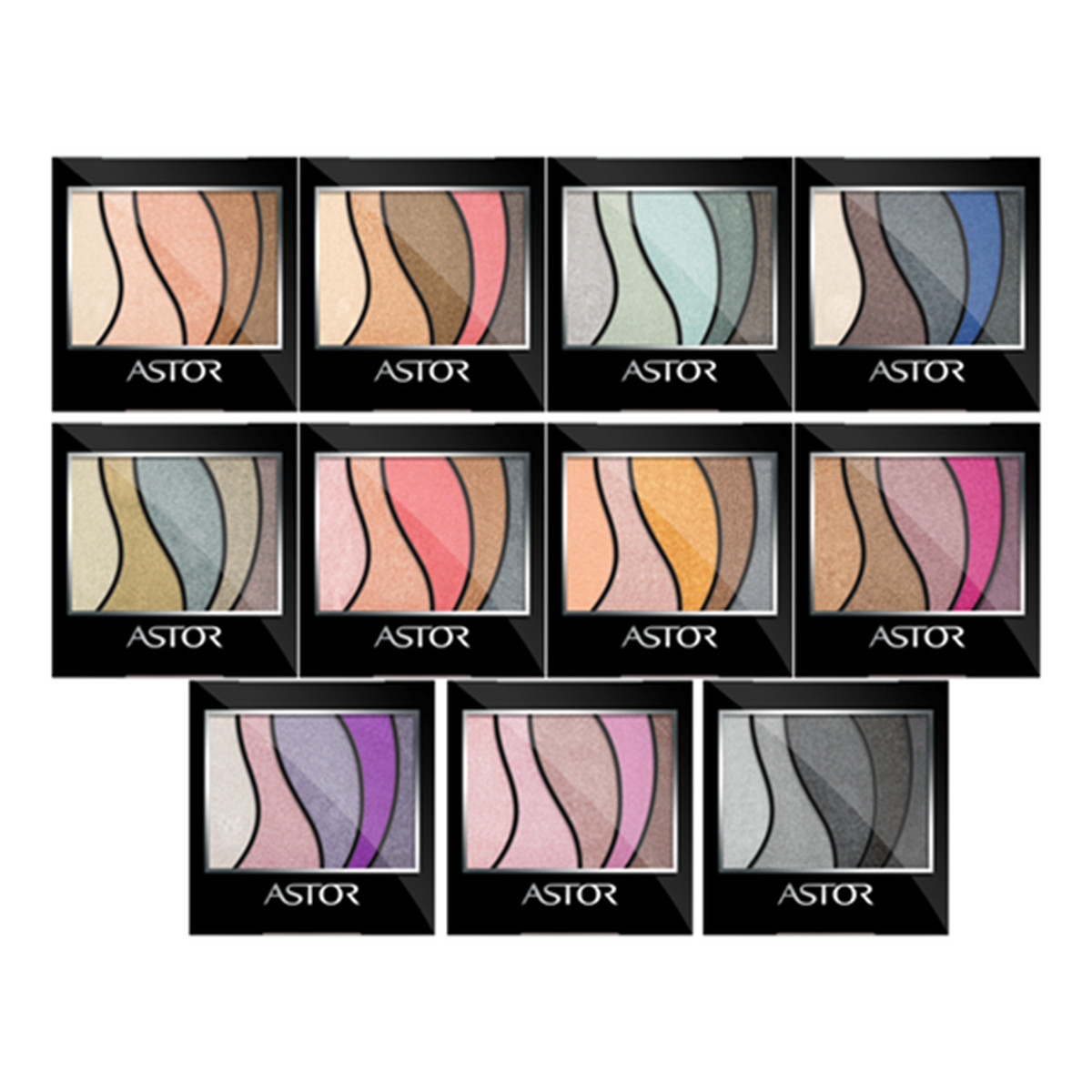 Astor Eye Artist Paleta Pięciu Cieni Do Powiek