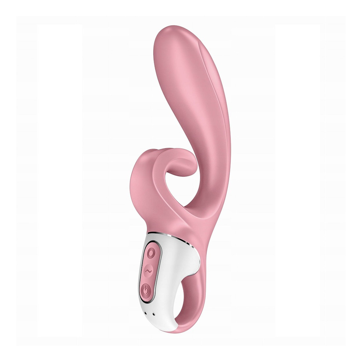 Satisfyer Hug me wibrator typu króliczek pink/white