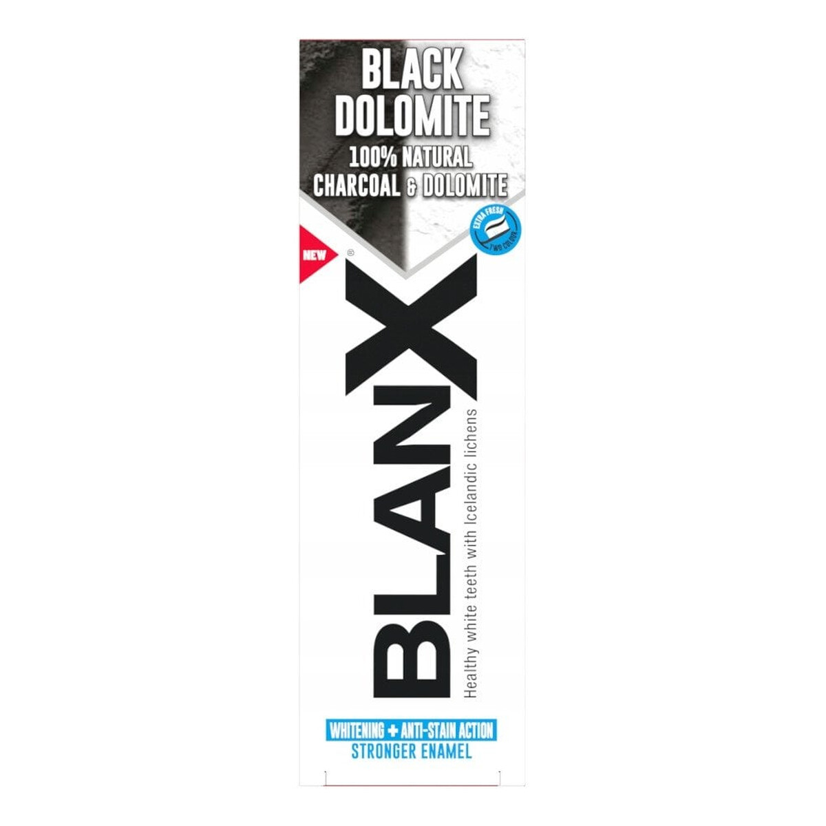 BlanX Black Dolomite Wybielająca pasta do zębów z aktywnym węglem 75ml