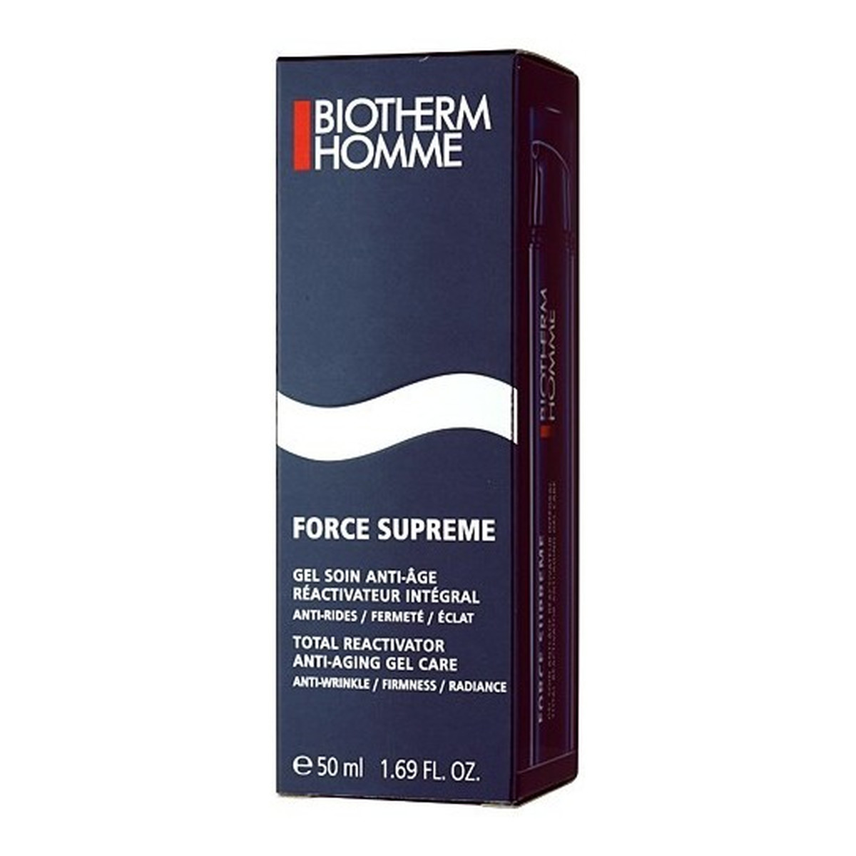 Biotherm Homme Force Supreme Skin Total Reactivator Anti-Aging Gel Przeciwzmarszczkowy żel do twarzy dla mężczyzn 50ml