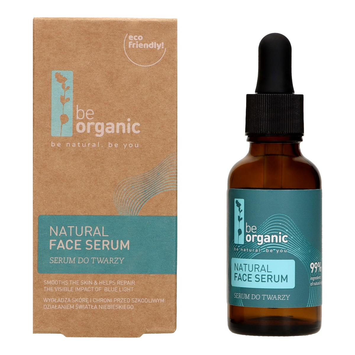 Be Organic Natural face serum naturalne serum do twarzy 30ml