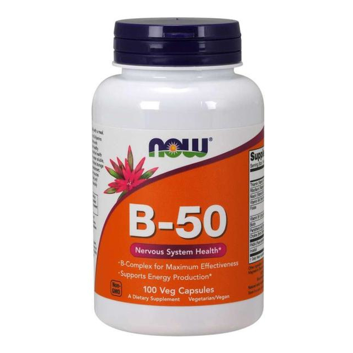 Now Foods Witamin b-50 suplement diety 100 kapsułek