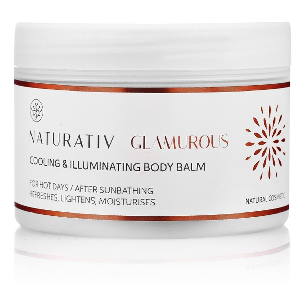 Naturativ Glamorous Cooling & Illuminating chłodząco-rozświetlający balsam do ciała 250ml