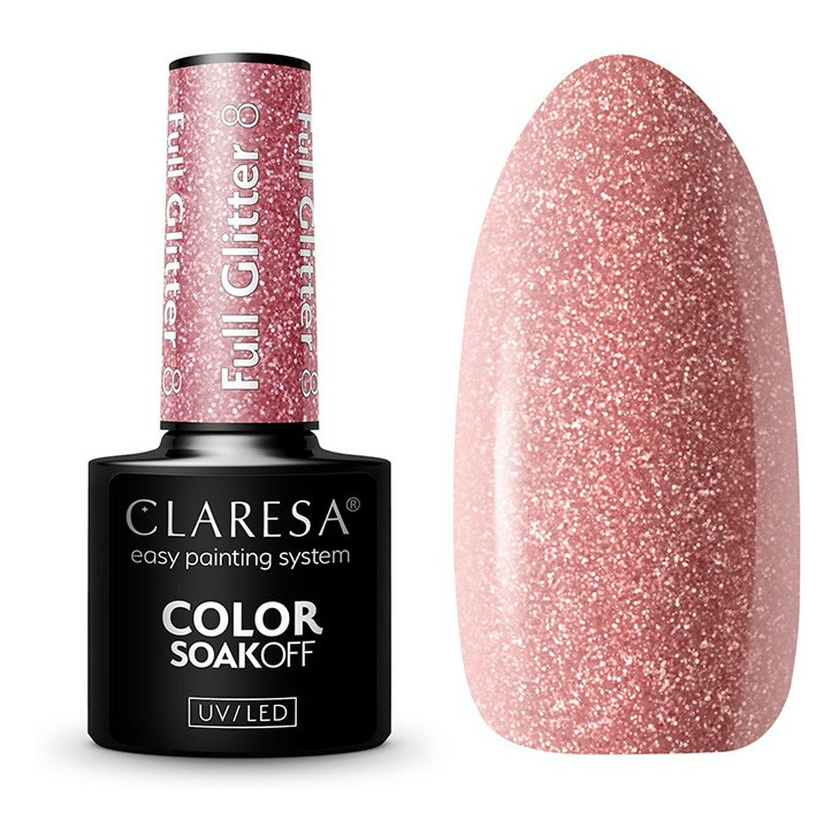 Claresa Full Glitter Lakier hybrydowy 5ml