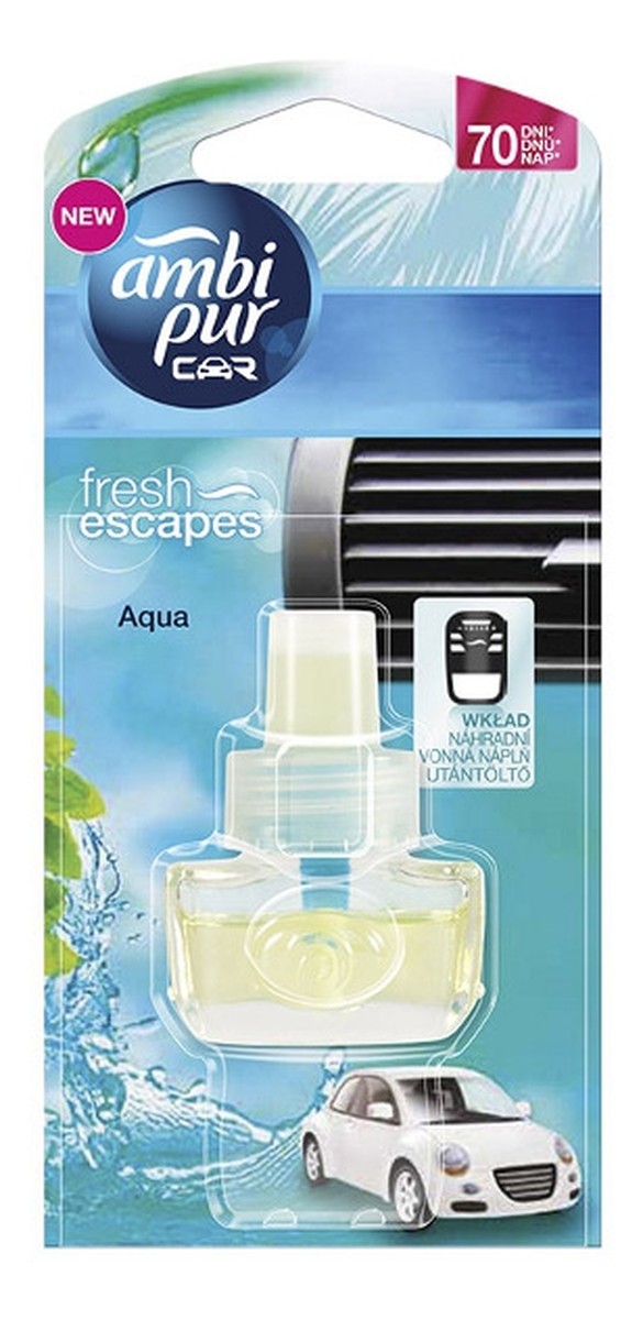 odświeżacz powietrza do samochodu wkład