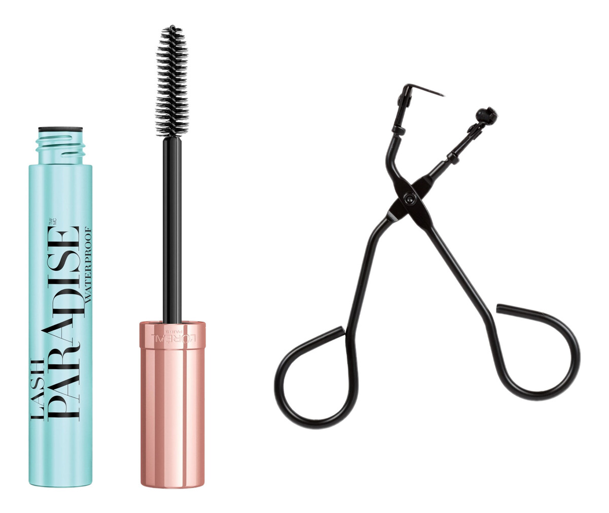 Wodoodporny Pogrubiający Tusz Do Rzęs Czarny + Donegal Zalotka japońska