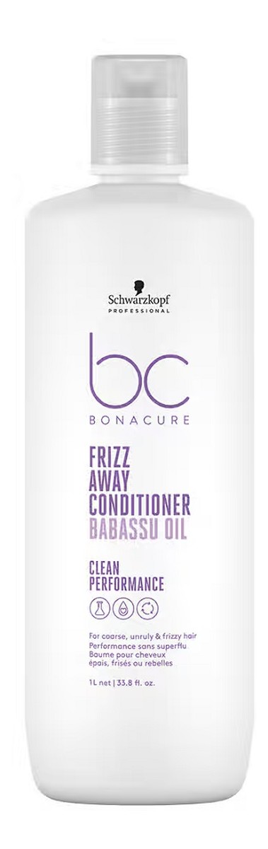 Bc bonacure frizz away conditioner odżywka wygładzająca do włosów puszących się