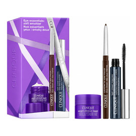Eye Essentials: Soft Smolder zestaw tusz do rzęs 6ml + eyeliner w kredce 0.14g + krem pod oczy 5ml