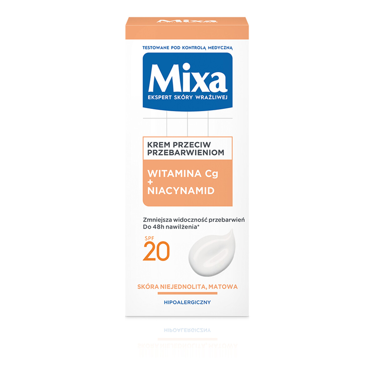 Mixa Lab Krem do twarzy przeciw przebarwieniom witamina c + niacynamid 50ml