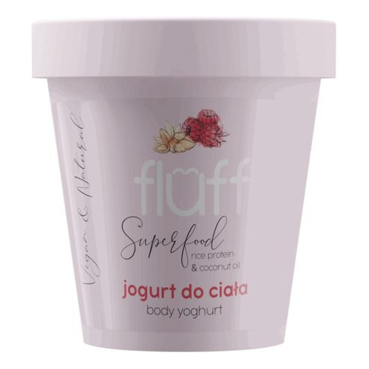 Fluff Jogurt do ciała maliny z migdałami 180ml