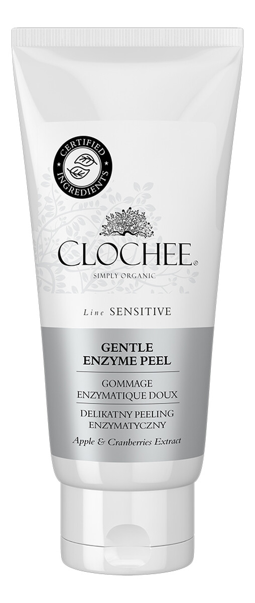 Delikatny peeling enzymatyczny do twarzy apple & cranberries extract