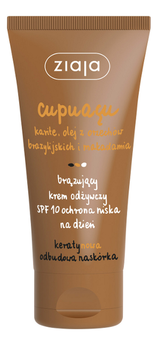 Brązujący Krem Odżywczy SPF 10 Na Dzień