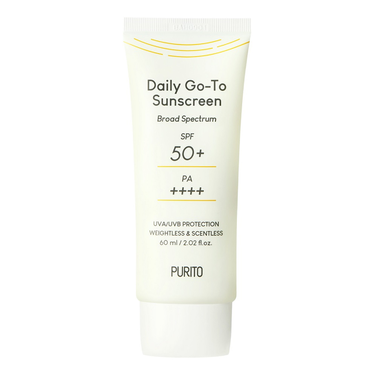 Purito Daily Go-To Sunscreen SPF50+ PA++++ codzienny Krem przeciwsłoneczny 60ml