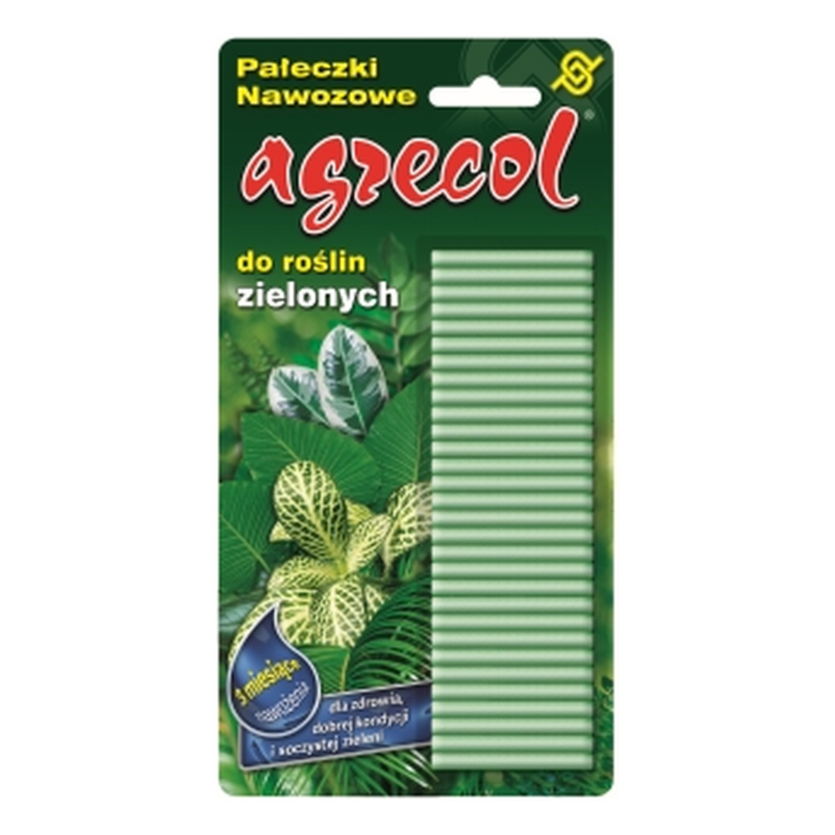 Agrecol Pałeczki nawozowe do roślin zielonych z witaminą C 30SZT