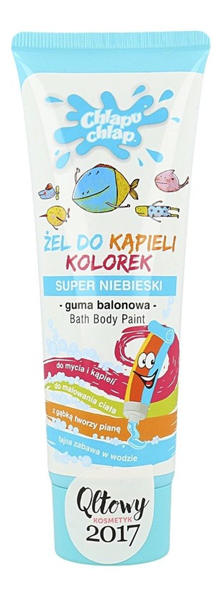 Bath Body Paint Żel Do Kąpieli Kolorek Super Niebieski O Zapachu Gumy Balonowej