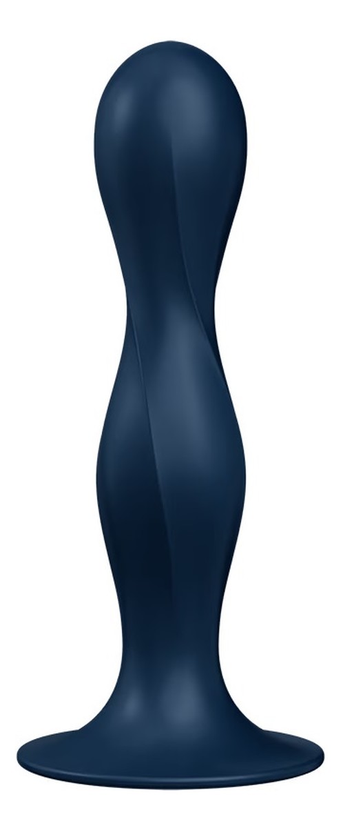 Double ball-r dildo z kulkami gejszy dark blue
