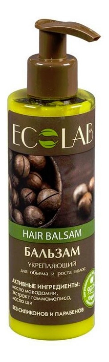 Balsam Wzmacniający do Włosów Objętość i Wzrost