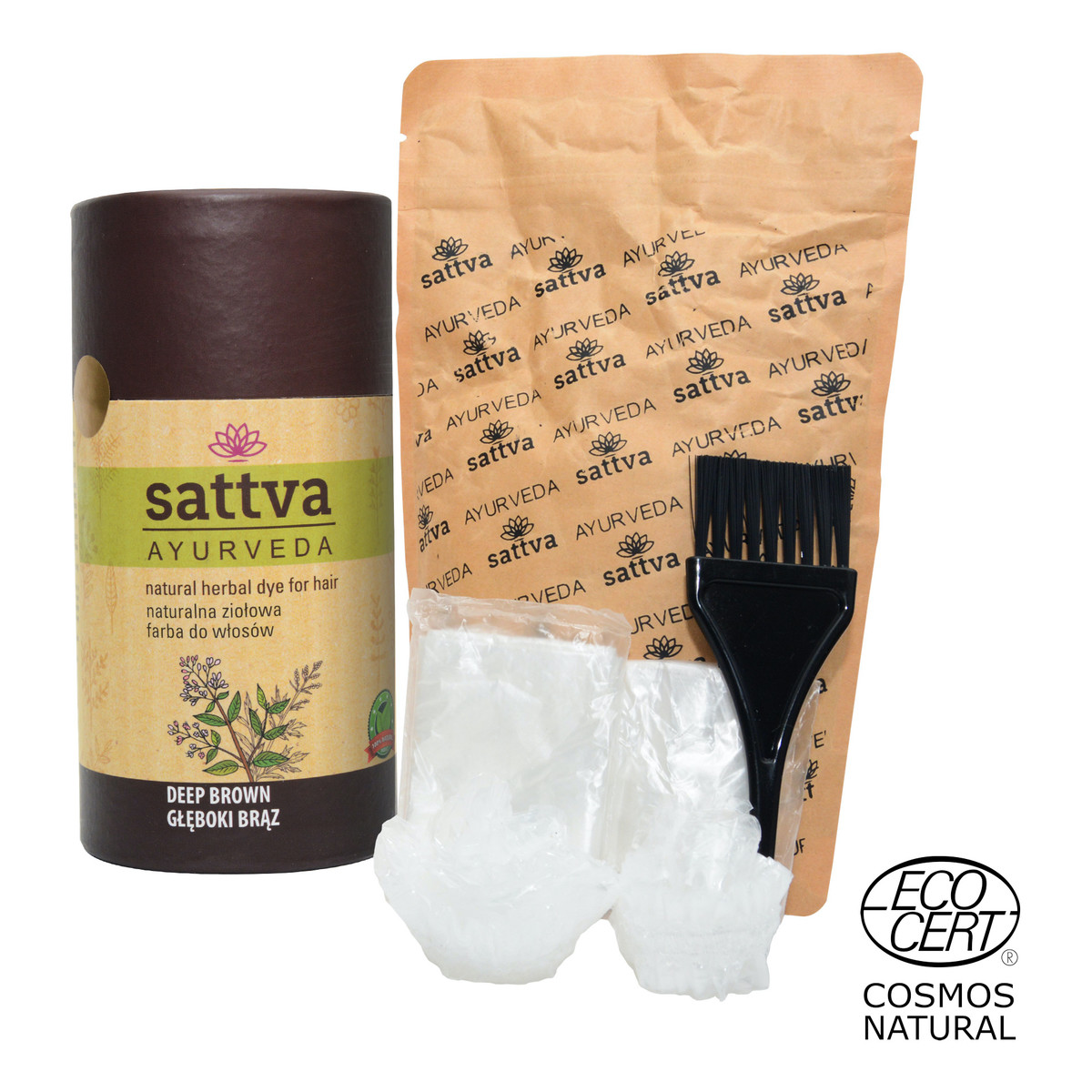 Sattva Naturalna Ziołowa Farba/henna Do Włosów 150g